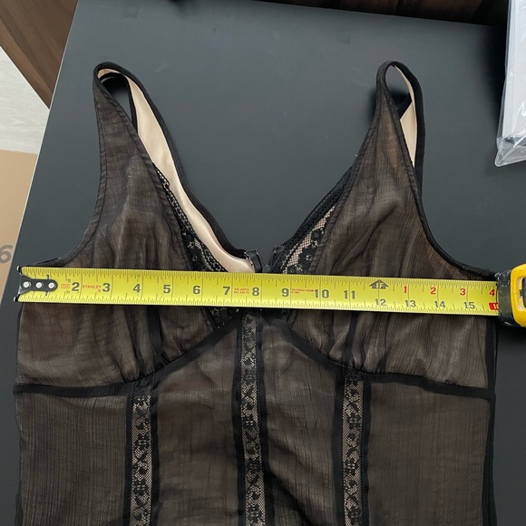 Vintage black mesh dress - Picture 5 of 7